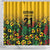 Custom Guyana Football Shower Curtain Spirit of the Jaguar - Yellow - Wonder Print Shop