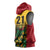 Custom Guyana Football Sleeveless Hoodie Spirit of the Jaguar - Yellow - Wonder Print Shop