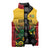 Custom Guyana Football Sleeveless Puffer Jacket Spirit of the Jaguar - Yellow - Wonder Print Shop