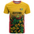 Custom Guyana Football T Shirt Spirit of the Jaguar - Yellow - Wonder Print Shop