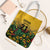Custom Guyana Football Tote Bag Spirit of the Jaguar - Yellow - Wonder Print Shop