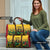 Custom Guyana Football Travel Bag Spirit of the Jaguar - Yellow - Wonder Print Shop