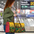 Custom Guyana Football Travel Bag Spirit of the Jaguar - Yellow - Wonder Print Shop