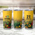 Custom Guyana Football Tumbler Cup Spirit of the Jaguar - Yellow - Wonder Print Shop