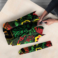 Custom Guyana Football Umbrella Spirit of the Jaguar - Yellow - Wonder Print Shop