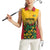 Custom Guyana Football Women Sleeveless Polo Shirt Spirit of the Jaguar - Yellow - Wonder Print Shop