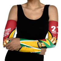 Custom Guyana Champions Reloaded 2025 Arm Sleeves Caribbean Cricket Supporter Amazon Warriors - Wonder Print Shop