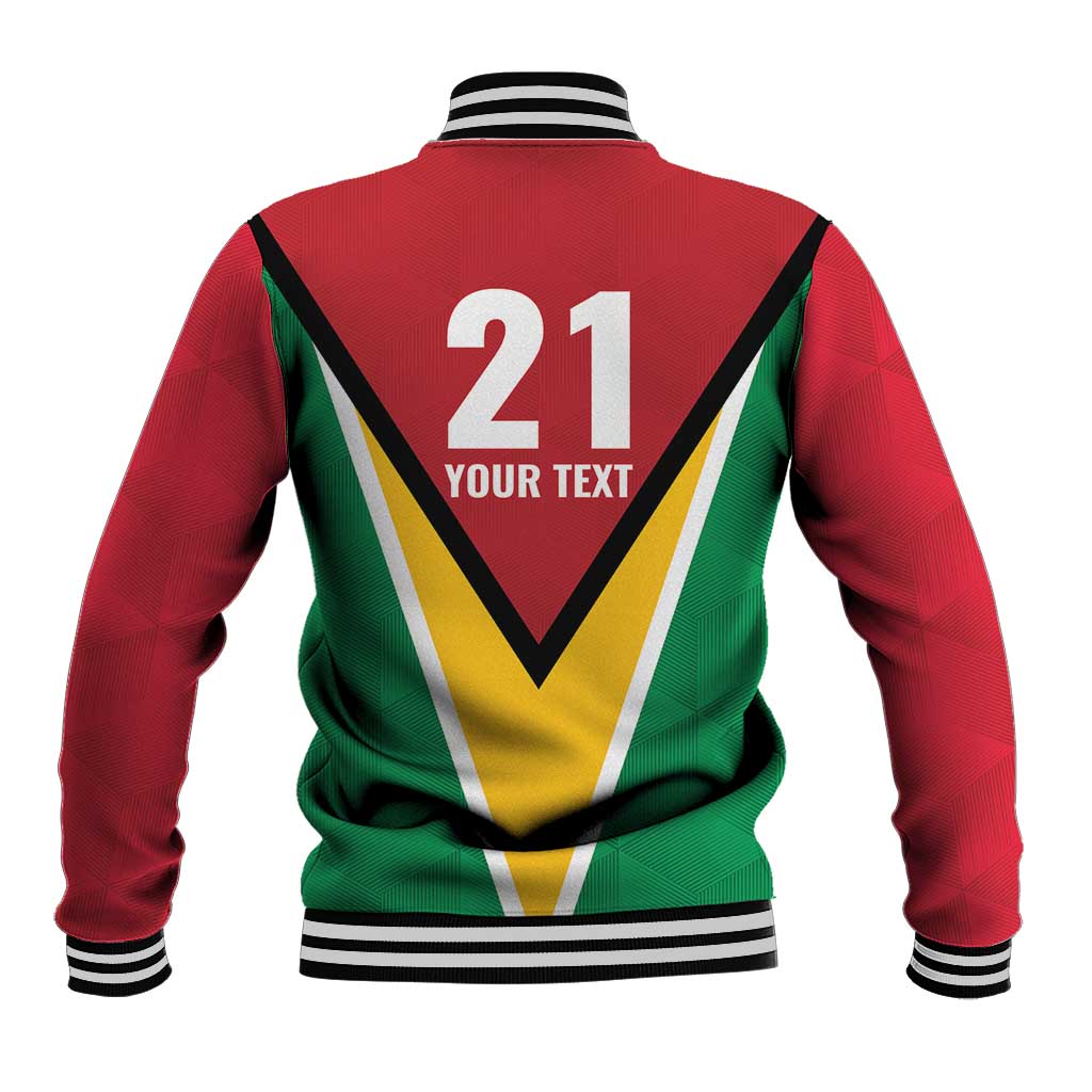 Custom Guyana Champions Reloaded 2025 Baseball Jacket Caribbean Cricket Supporter Amazon Warriors - Wonder Print Shop