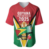 Custom Guyana Champions Reloaded 2025 Baseball Jersey Caribbean Cricket Supporter Amazon Warriors - Wonder Print Shop