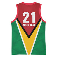 Custom Guyana Champions Reloaded 2025 Basketball Jersey Caribbean Cricket Supporter Amazon Warriors - Wonder Print Shop