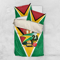 Custom Guyana Champions Reloaded 2025 Bedding Set Caribbean Cricket Supporter Amazon Warriors - Wonder Print Shop