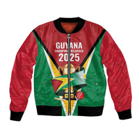 Custom Guyana Champions Reloaded 2025 Bomber Jacket Caribbean Cricket Supporter Amazon Warriors - Wonder Print Shop
