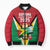 Custom Guyana Champions Reloaded 2025 Bomber Puffer Jacket Caribbean Cricket Supporter Amazon Warriors - Wonder Print Shop