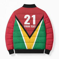 Custom Guyana Champions Reloaded 2025 Bomber Puffer Jacket Caribbean Cricket Supporter Amazon Warriors - Wonder Print Shop