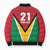 Custom Guyana Champions Reloaded 2025 Bomber Puffer Jacket Caribbean Cricket Supporter Amazon Warriors - Wonder Print Shop