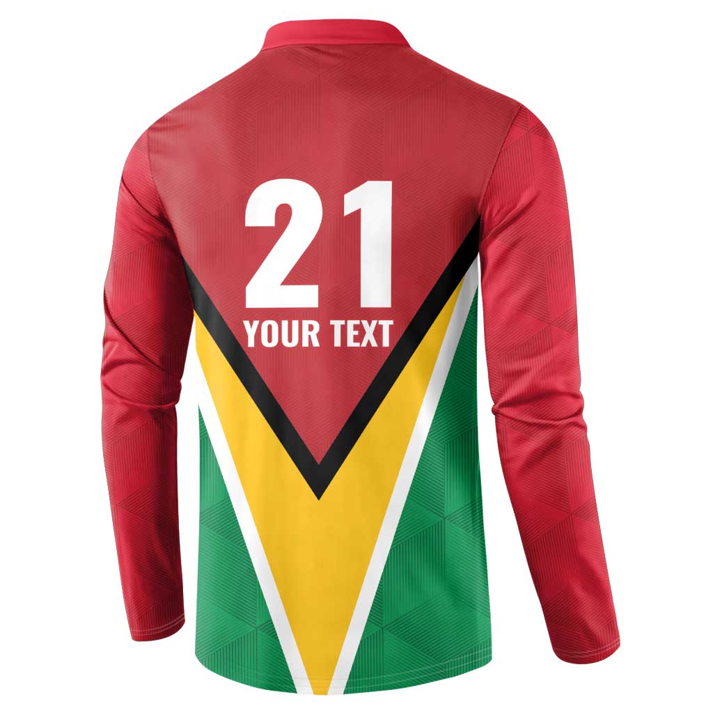 Custom Guyana Champions Reloaded 2025 Button Sweatshirt Caribbean Cricket Supporter Amazon Warriors - Wonder Print Shop