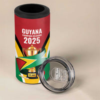 Custom Guyana Champions Reloaded 2025 4 in 1 Can Cooler Tumbler Caribbean Cricket Supporter Amazon Warriors - Wonder Print Shop