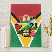 Custom Guyana Champions Reloaded 2025 Canvas Wall Art Caribbean Cricket Supporter Amazon Warriors - Wonder Print Shop