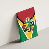 Custom Guyana Champions Reloaded 2025 Canvas Wall Art Caribbean Cricket Supporter Amazon Warriors - Wonder Print Shop