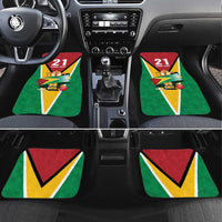 Custom Guyana Champions Reloaded 2025 Car Mats Caribbean Cricket Supporter Amazon Warriors - Wonder Print Shop