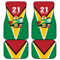 Custom Guyana Champions Reloaded 2025 Car Mats Caribbean Cricket Supporter Amazon Warriors - Wonder Print Shop