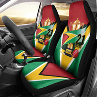 Custom Guyana Champions Reloaded 2025 Car Seat Cover Caribbean Cricket Supporter Amazon Warriors - Wonder Print Shop