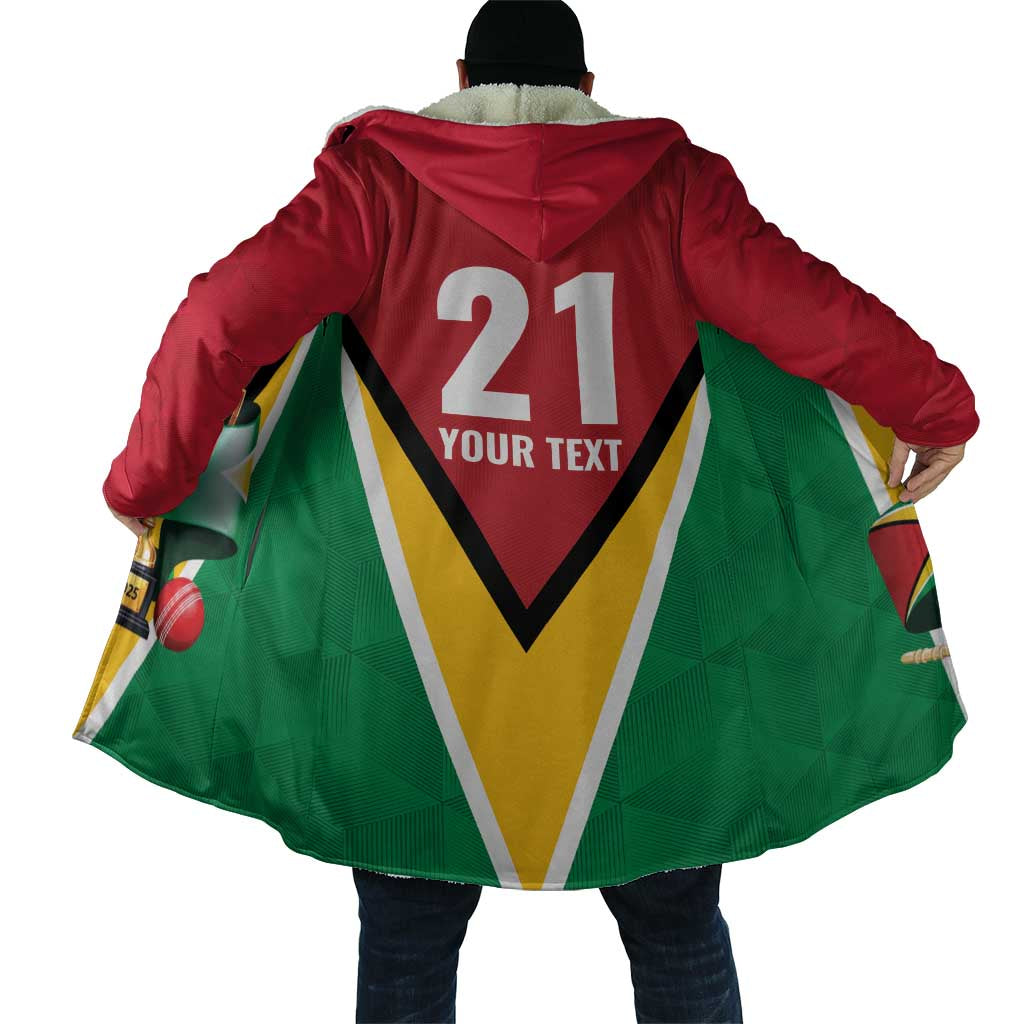 Custom Guyana Champions Reloaded 2025 Cloak Caribbean Cricket Supporter Amazon Warriors - Wonder Print Shop