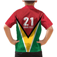 Custom Guyana Champions Reloaded 2025 Family Matching Mermaid Dress and Hawaiian Shirt Caribbean Cricket Supporter Amazon Warriors - Wonder Print Shop