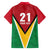 Custom Guyana Champions Reloaded 2025 Family Matching Off The Shoulder Long Sleeve Dress and Hawaiian Shirt Caribbean Cricket Supporter Amazon Warriors - Wonder Print Shop