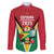 Custom Guyana Champions Reloaded 2025 Family Matching Off Shoulder Short Dress and Hawaiian Shirt Caribbean Cricket Supporter Amazon Warriors - Wonder Print Shop