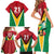 Custom Guyana Champions Reloaded 2025 Family Matching Short Sleeve Bodycon Dress and Hawaiian Shirt Caribbean Cricket Supporter Amazon Warriors - Wonder Print Shop