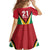 Custom Guyana Champions Reloaded 2025 Family Matching Summer Maxi Dress and Hawaiian Shirt Caribbean Cricket Supporter Amazon Warriors - Wonder Print Shop