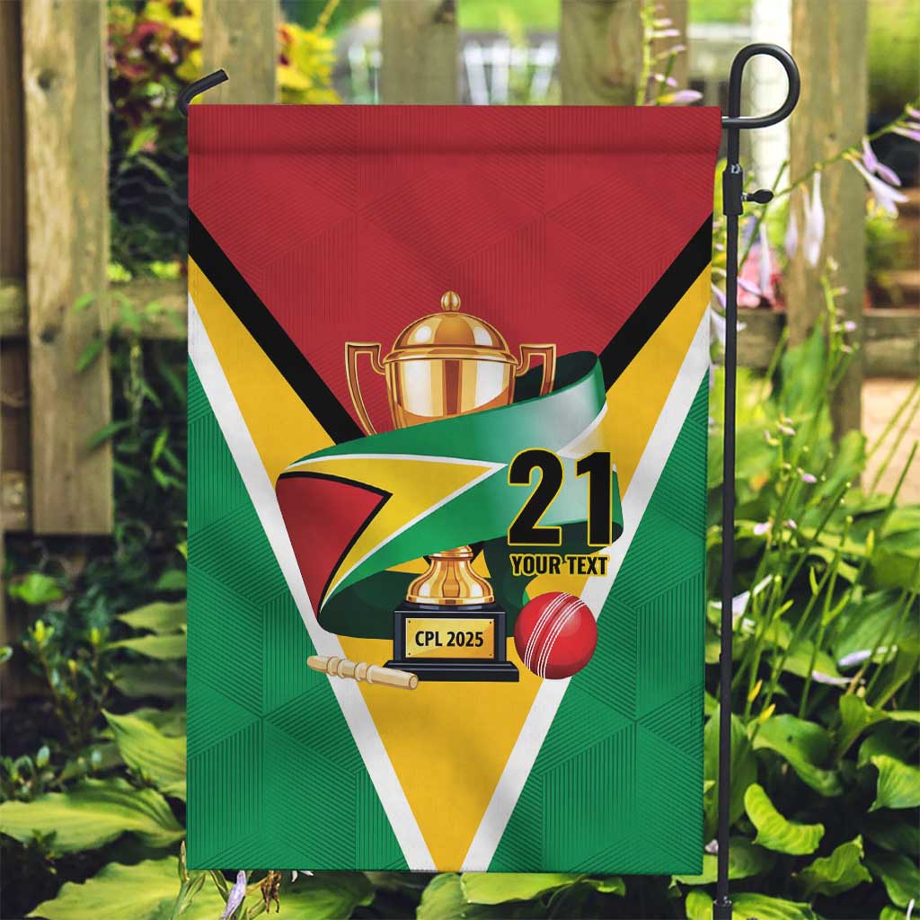 Custom Guyana Champions Reloaded 2025 Garden Flag Caribbean Cricket Supporter Amazon Warriors - Wonder Print Shop