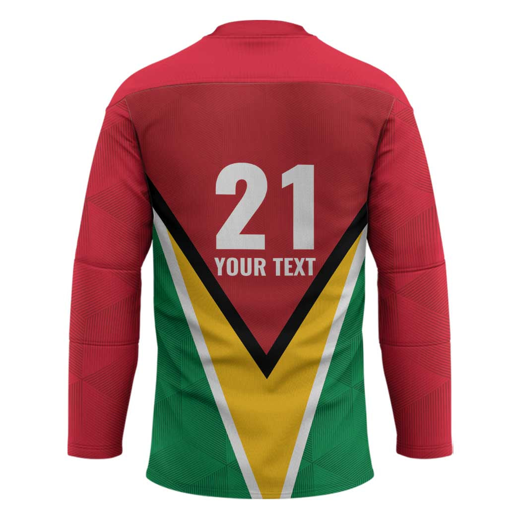 Custom Guyana Champions Reloaded 2025 Hockey Jersey Caribbean Cricket Supporter Amazon Warriors - Wonder Print Shop