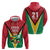 Custom Guyana Champions Reloaded 2025 Hoodie Caribbean Cricket Supporter Amazon Warriors - Wonder Print Shop