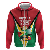 Custom Guyana Champions Reloaded 2025 Hoodie Caribbean Cricket Supporter Amazon Warriors - Wonder Print Shop