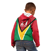Custom Guyana Champions Reloaded 2025 Kid Hoodie Caribbean Cricket Supporter Amazon Warriors - Wonder Print Shop