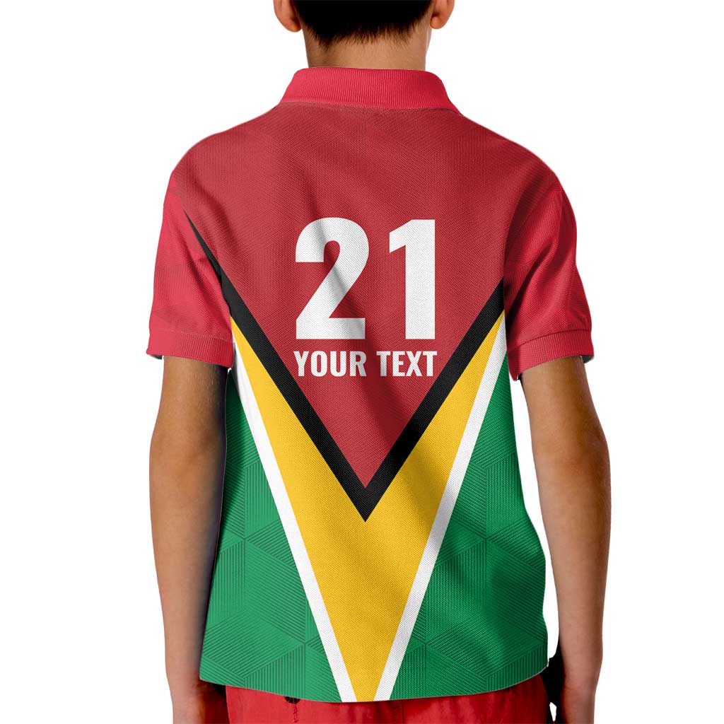 Custom Guyana Champions Reloaded 2025 Kid Polo Shirt Caribbean Cricket Supporter Amazon Warriors - Wonder Print Shop