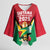 Custom Guyana Champions Reloaded 2025 Kimono Sleeve Blouse Caribbean Cricket Supporter Amazon Warriors - Wonder Print Shop