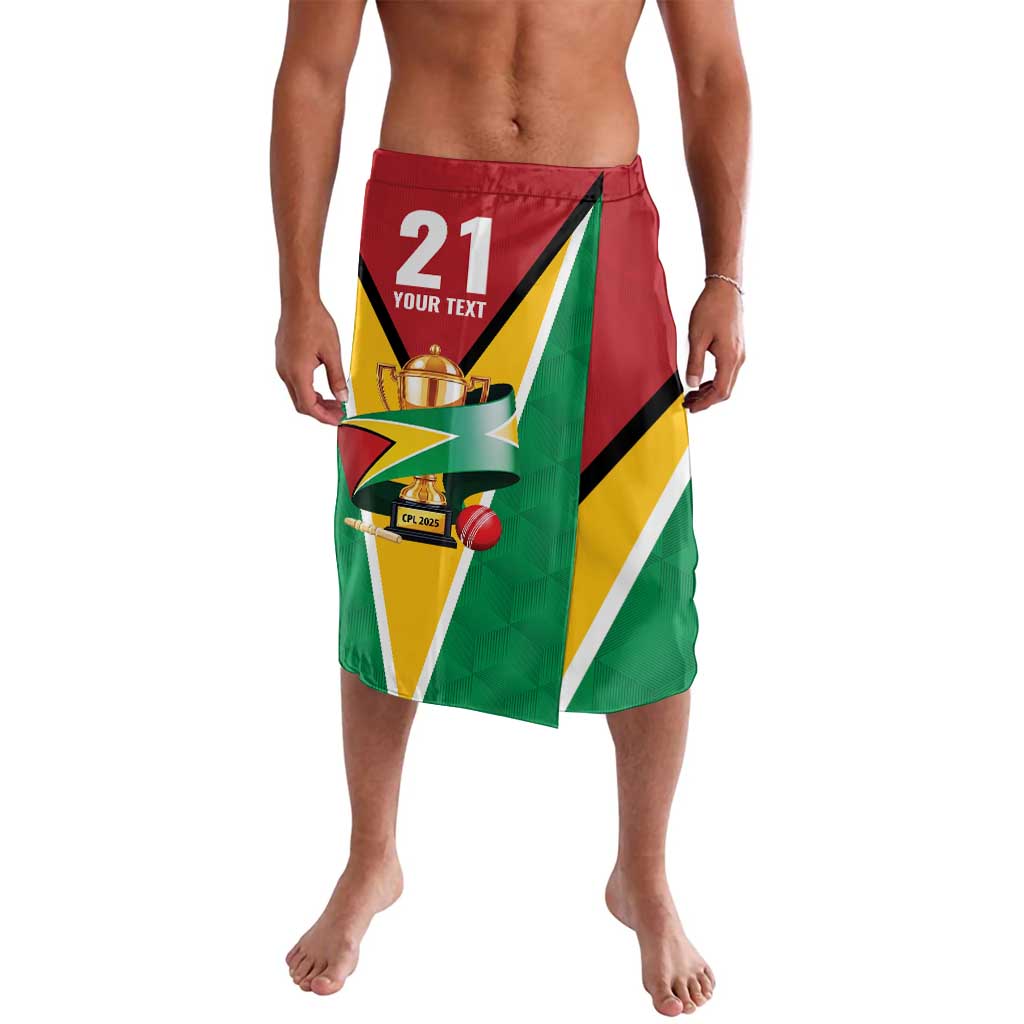 Custom Guyana Champions Reloaded 2025 Lavalava Caribbean Cricket Supporter Amazon Warriors - Wonder Print Shop
