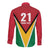 Custom Guyana Champions Reloaded 2025 Long Sleeve Button Shirt Caribbean Cricket Supporter Amazon Warriors - Wonder Print Shop