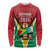 Custom Guyana Champions Reloaded 2025 Long Sleeve Shirt Caribbean Cricket Supporter Amazon Warriors - Wonder Print Shop