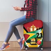 Custom Guyana Champions Reloaded 2025 Luggage Cover Caribbean Cricket Supporter Amazon Warriors - Wonder Print Shop