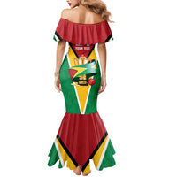 Custom Guyana Champions Reloaded 2025 Mermaid Dress Caribbean Cricket Supporter Amazon Warriors - Wonder Print Shop