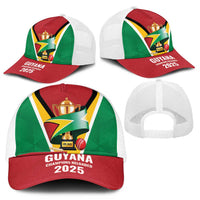 Guyana Champions Reloaded 2025 Mesh Trucker Cap Caribbean Cricket Supporter Amazon Warriors - Wonder Print Shop
