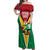Custom Guyana Champions Reloaded 2025 Off Shoulder Maxi Dress Caribbean Cricket Supporter Amazon Warriors - Wonder Print Shop