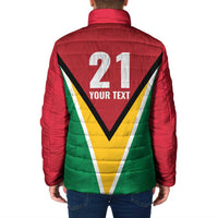 Custom Guyana Champions Reloaded 2025 Padded Jacket Caribbean Cricket Supporter Amazon Warriors - Wonder Print Shop