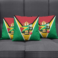Custom Guyana Champions Reloaded 2025 Pillow Cover Caribbean Cricket Supporter Amazon Warriors - Wonder Print Shop