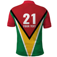 Custom Guyana Champions Reloaded 2025 Polo Shirt Caribbean Cricket Supporter Amazon Warriors - Wonder Print Shop