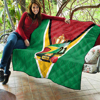 Custom Guyana Champions Reloaded 2025 Quilt Caribbean Cricket Supporter Amazon Warriors - Wonder Print Shop